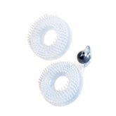 Enhancer Dual Love Rings - Clear